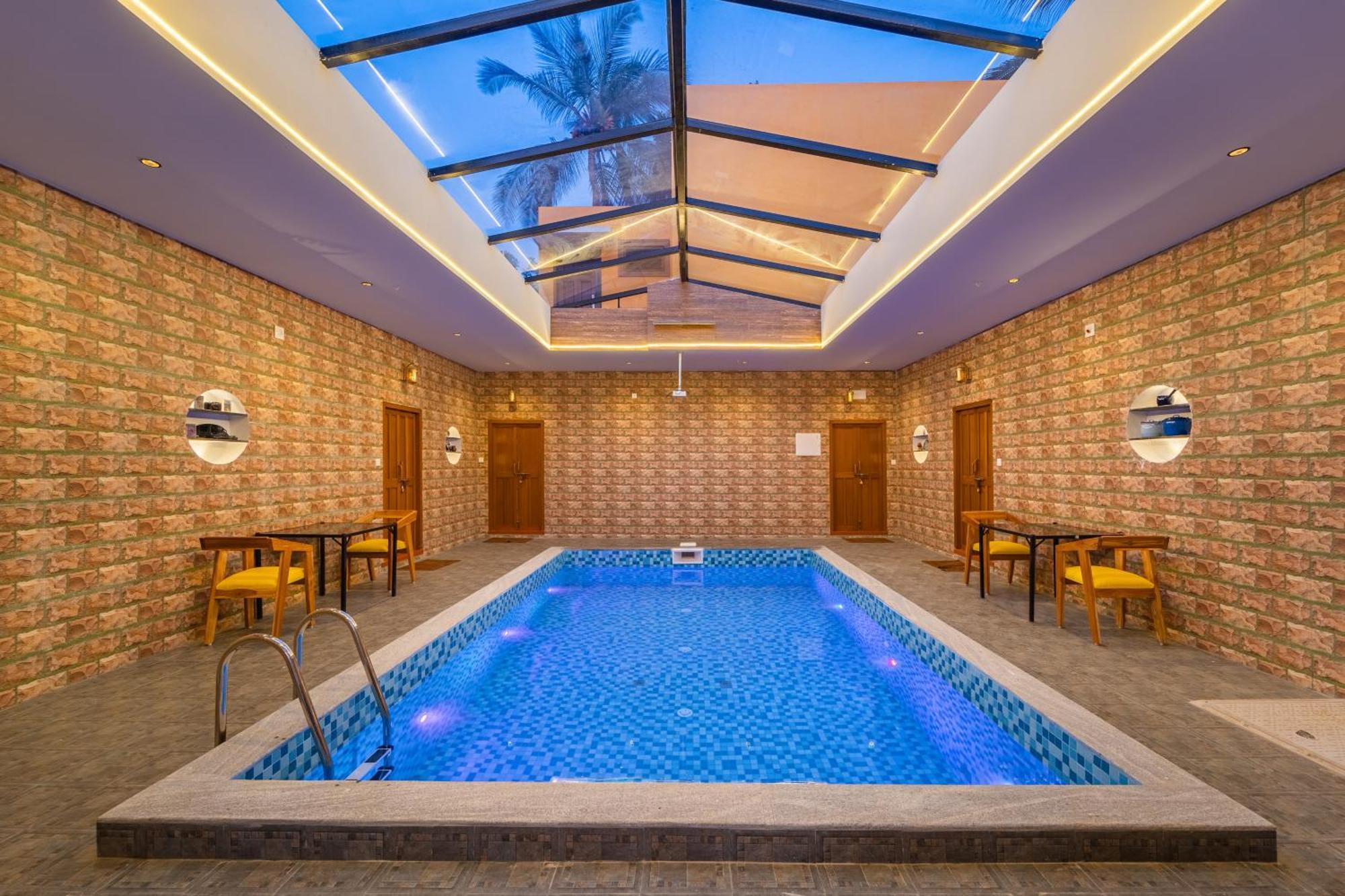 Kālapettai Teak Leaf Gateway Villa With Swimming Pool Indoor Games מראה חיצוני תמונה